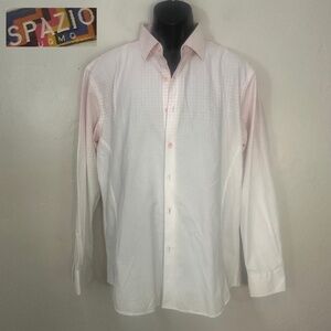 Spazio Gradient Polka Dot Long Sleeve Shirt XL Gently worn 100% cotton